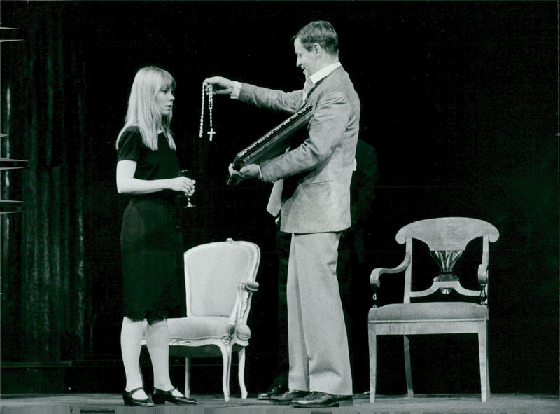 Theater: Stockholm City Theater 1982. - Vintage Photograph