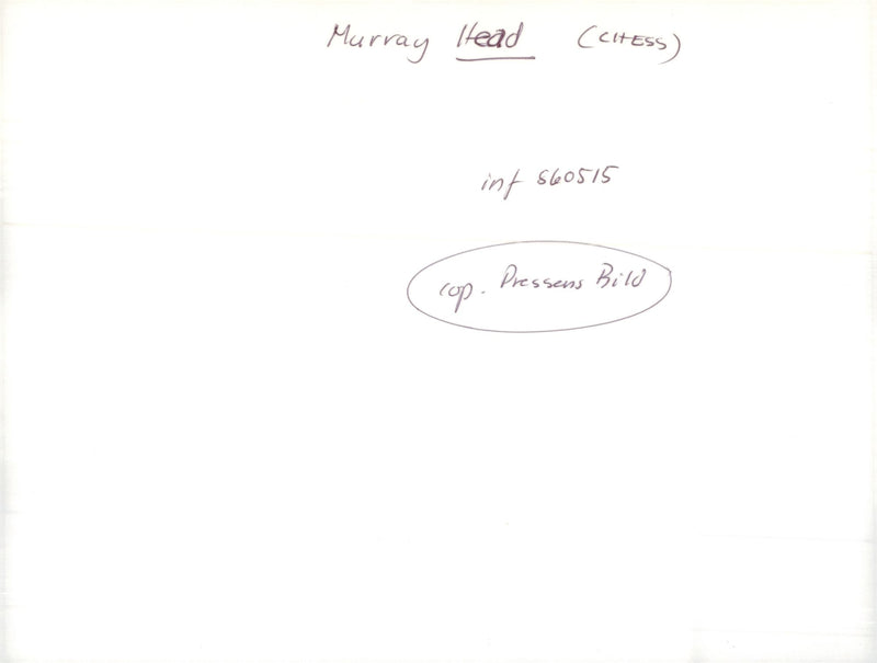 Tommy KÃ¶rberg, Murray Head and Elaine Paige in the musical CHESS - Vintage Photograph