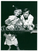 Water glass music show at VarietÃ© Ystad - Vintage Photograph