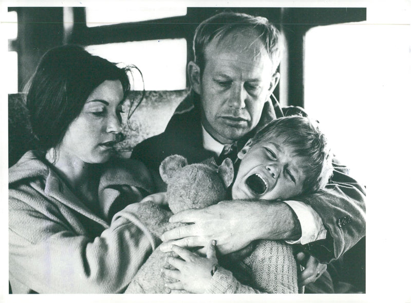 Jane Dyver, Clyde Scott and Cass Donaldson in "Stories from New Zealand: 5: 6 A New Start" - Vintage Photograph