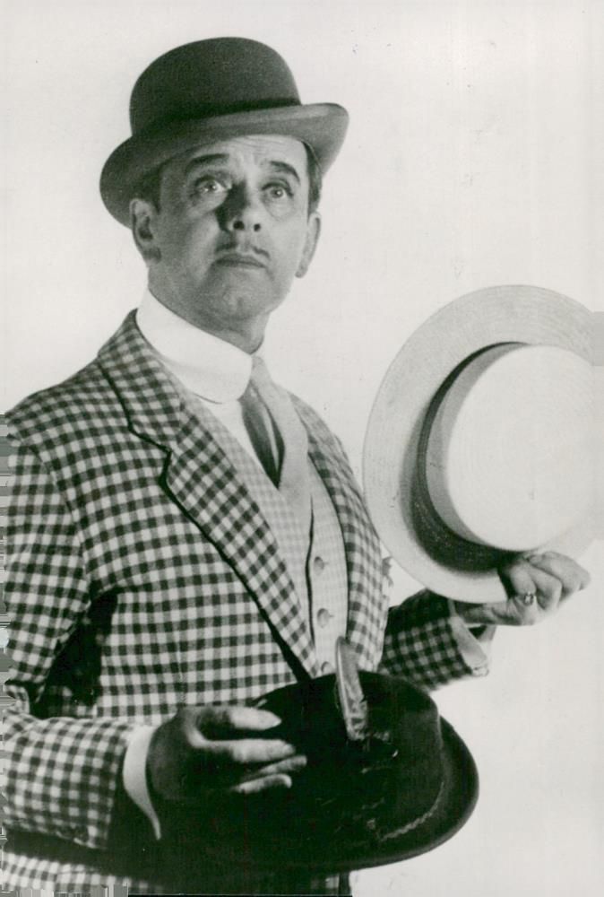 Per Aabel in the comedy "The Adventure" - Vintage Photograph