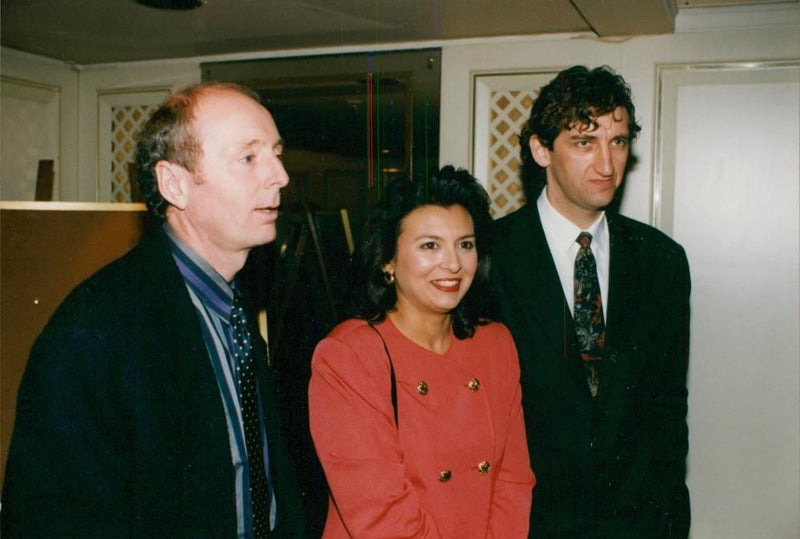 News presenter Lisa Aziz - Vintage Photograph