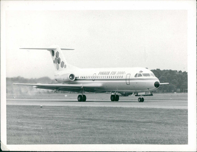 Fokker Fellowship F-28 - Vintage Photograph