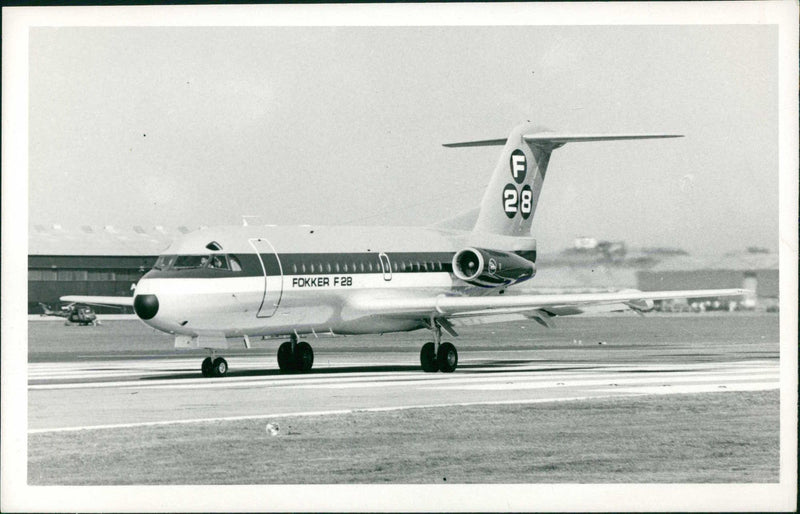 Fokker Fellowship F-28 - Vintage Photograph