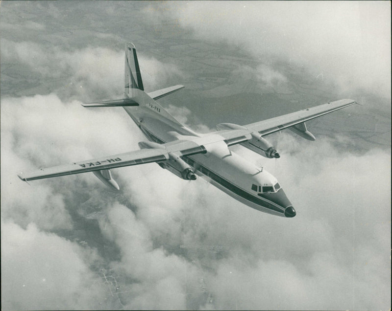 Fokker F27 Friendship - Vintage Photograph