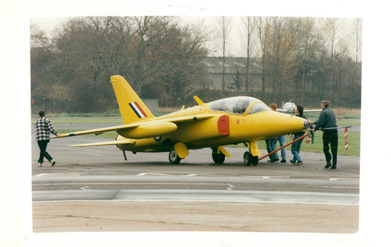 Folland Gnat Fighter aircraft - Vintage Photograph