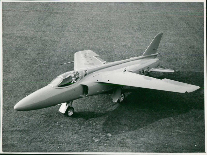 Folland Gnat Fighter aircraft - Vintage Photograph