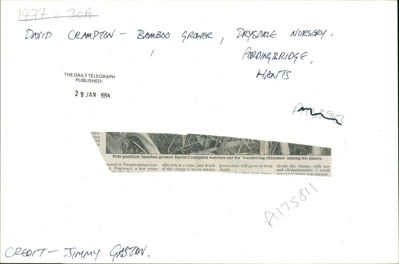 David Crampton - Vintage Photograph