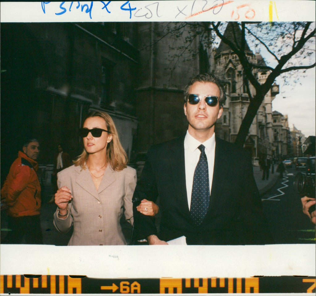 Darius Guppy and wife Patricia. Vintage Photograph