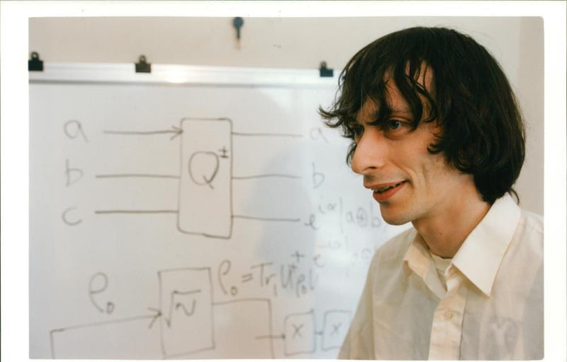 David Deutsch British-Israeli physicist. - Vintage Photograph