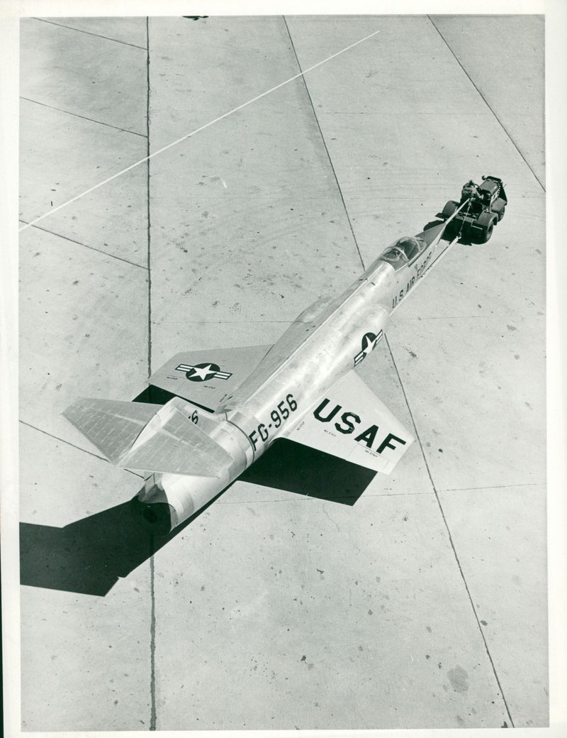 Lockheed F-104 Starfighter Aircraft model - Vintage Photograph