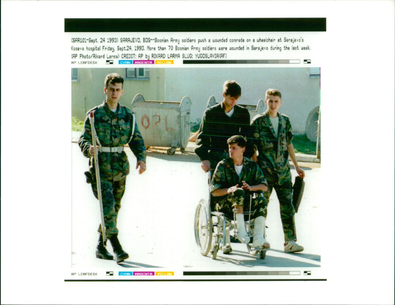 Bosnian War Armed conflict - Vintage Photograph