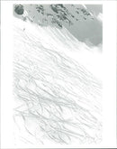 Skiing switzerland. - Vintage Photograph