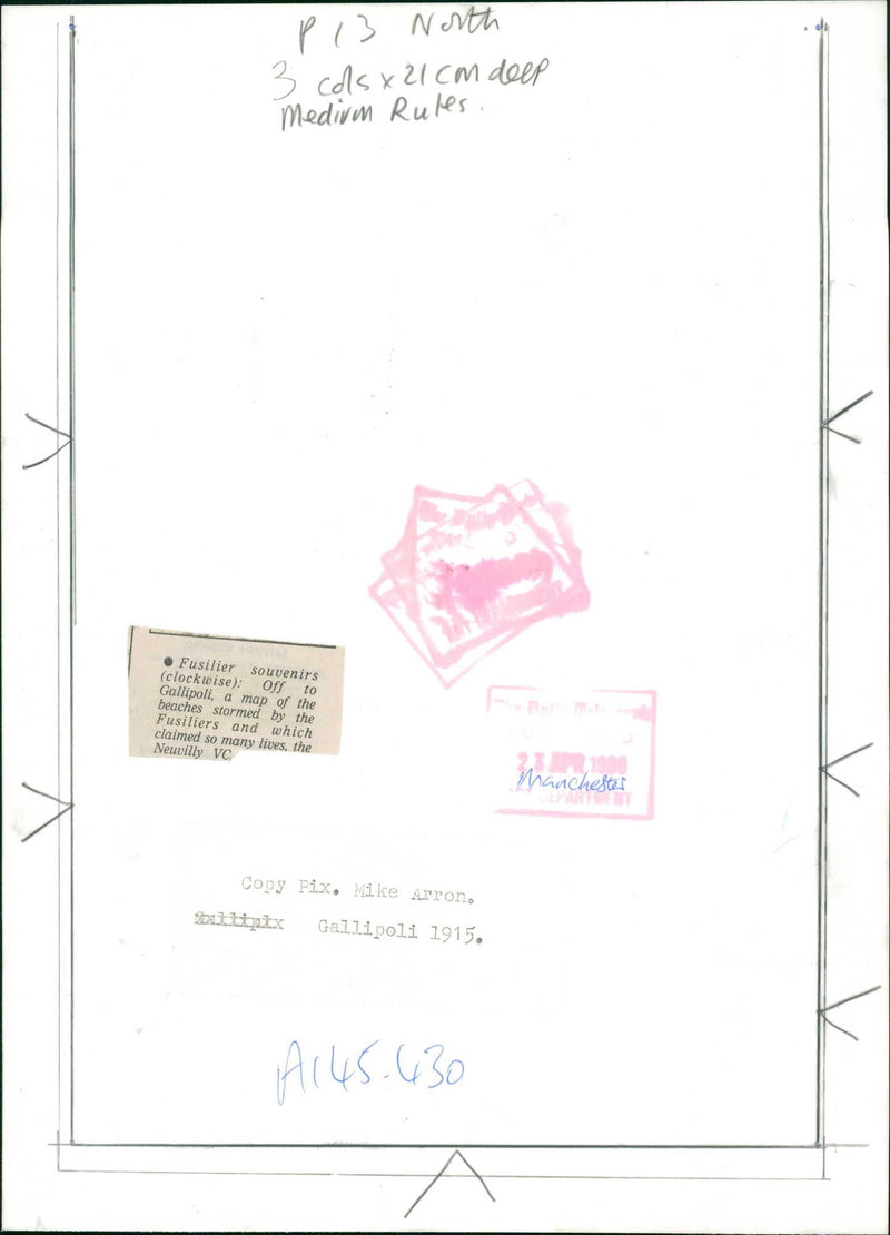 Lancashire Fusiliers. - Vintage Photograph