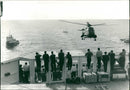 Royal Navy Sea King helicopter - Vintage Photograph