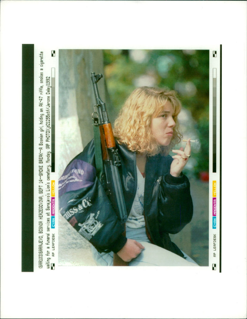 Bosnian girl - Vintage Photograph