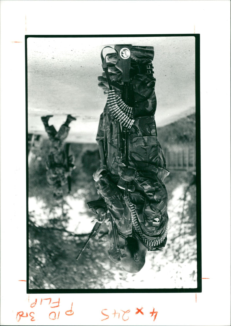 irregulars of the Army. - Vintage Photograph
