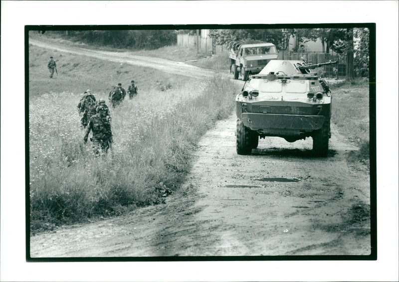 Bosnia war - Vintage Photograph