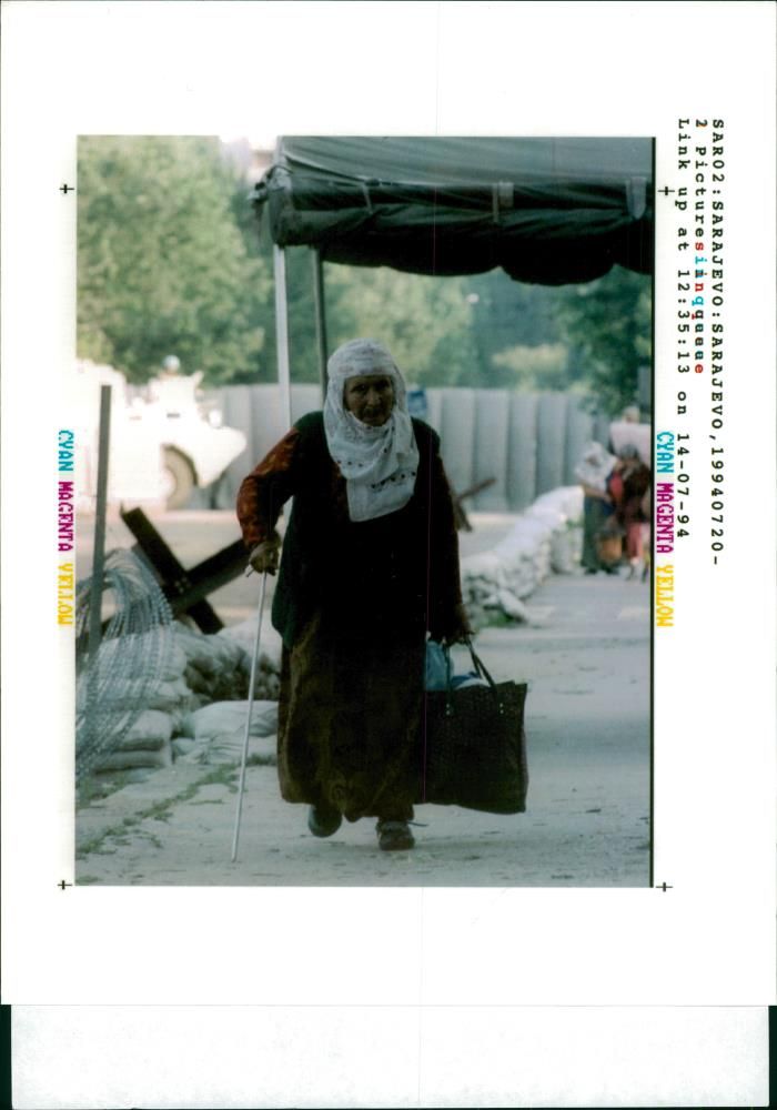 Bosnian War - Vintage Photograph