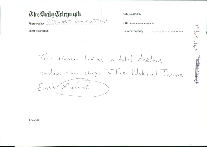 Bosnian War - Vintage Photograph