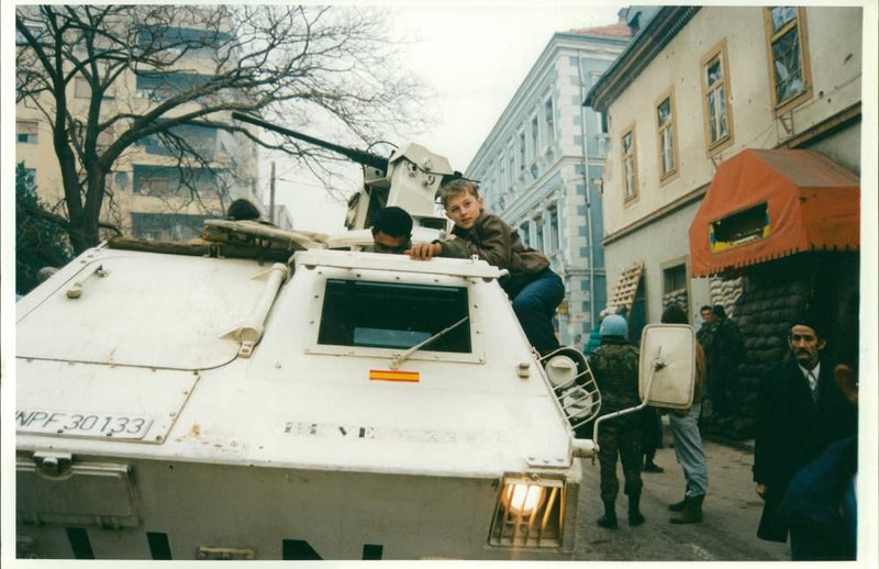 Bosnian War - Vintage Photograph