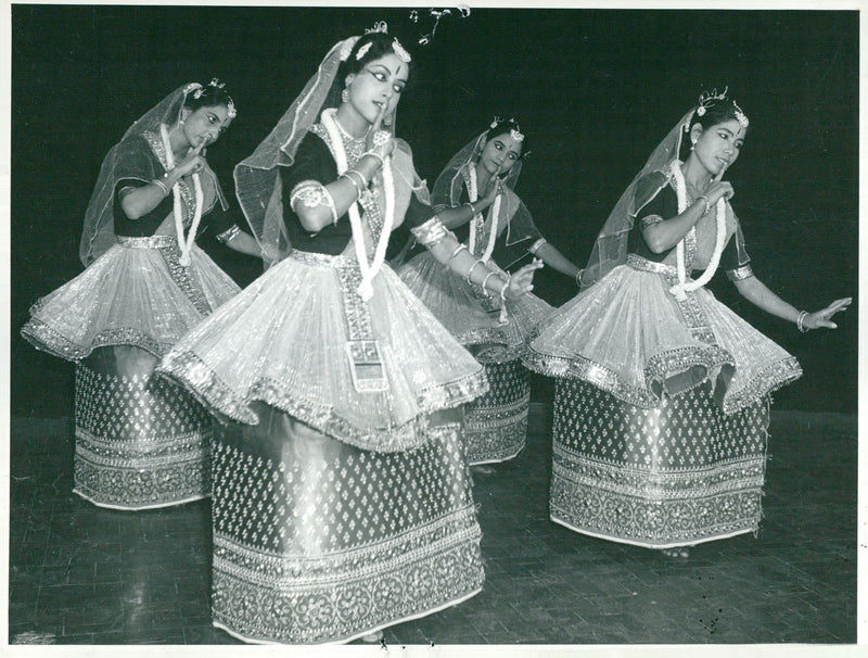 Theater, South Theater, Indian dancer at SÃ¶dran! - Vintage Photograph