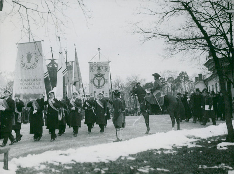 Artur Hazelius. Hazelius Memorial 1933 - Vintage Photograph