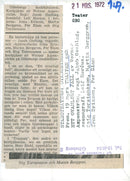 Stig Torstensson och Martin Berggren i Werner Aspenströms "Trappa och ett ovanligt fall" på Göteborgs stadsbibliotek - Vintage Photograph