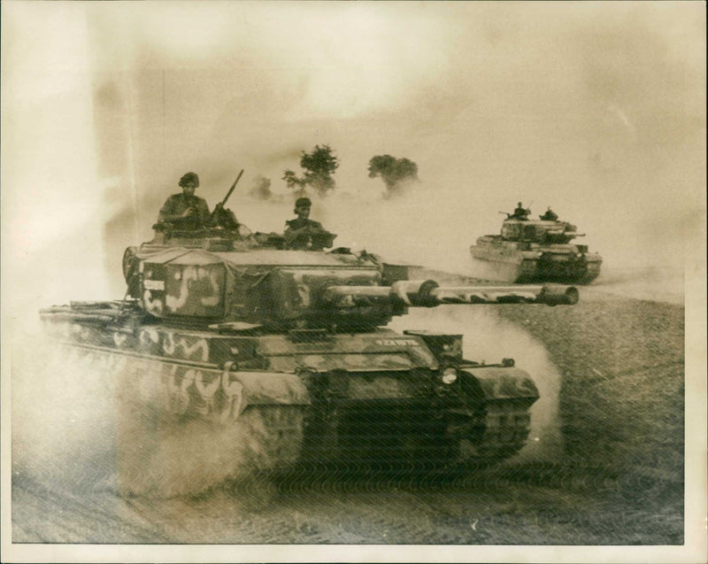 Indian Tanks - Vintage Photograph