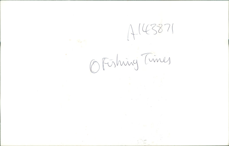 Fishing - Vintage Photograph