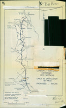 Maps of London-Yorkshire Motorway - Vintage Photograph