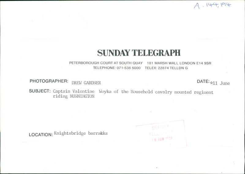 Household Cavalry - Vintage Photograph