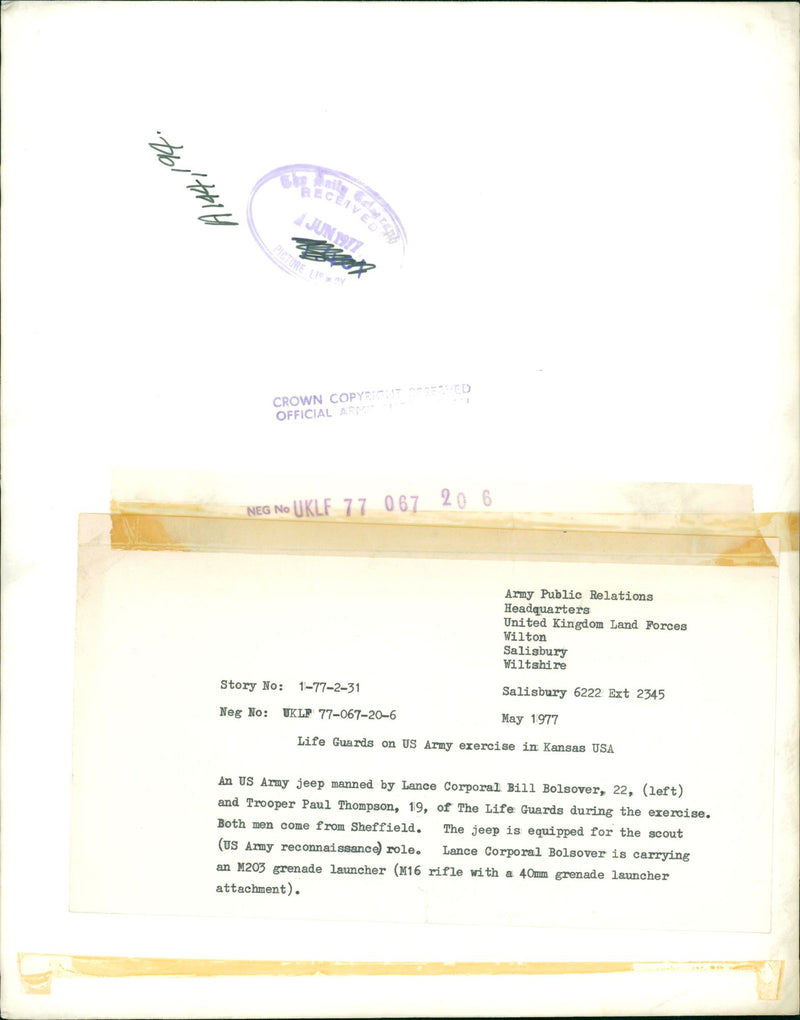 Military armed - Vintage Photograph