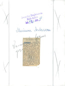 Marianne Andersson in the Vanadisteater's musicalrevy "Hello". - Vintage Photograph