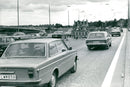 Trafikkaos vid Essingeleden - Vintage Photograph