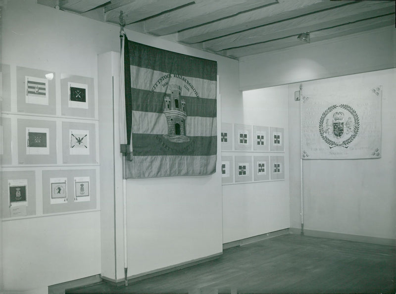 From the exhibition "Landscape of the Army's Field Sign" at the Army Museum - Vintage Photograph