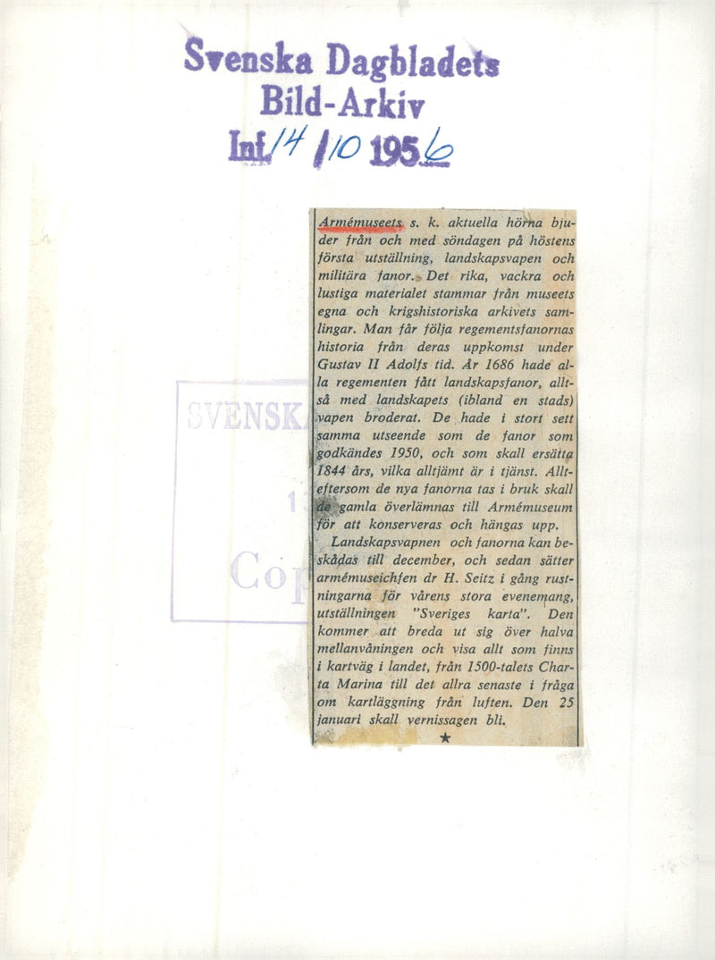 Landscape weapons and military taboos are exhibited at the Army Museum - Vintage Photograph