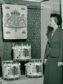 Landscape weapons and military taboos are exhibited at the Army Museum - Vintage Photograph