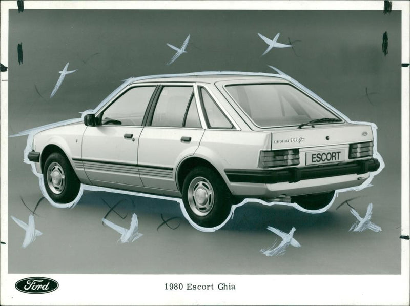 Ford Escort Ghia - Vintage Photograph