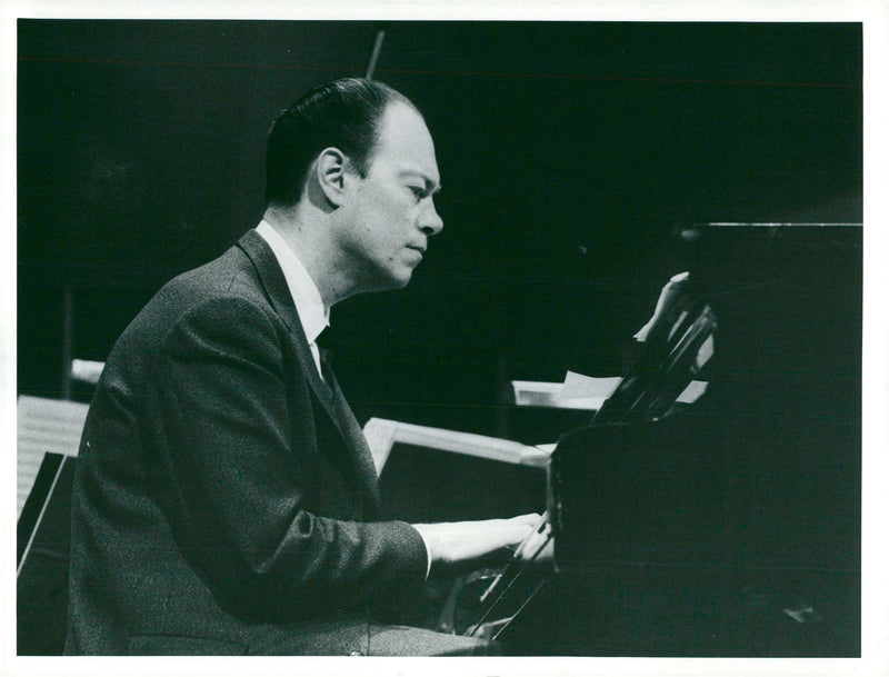 Concert in the People's House with Bengt Hallberg - Vintage Photograph