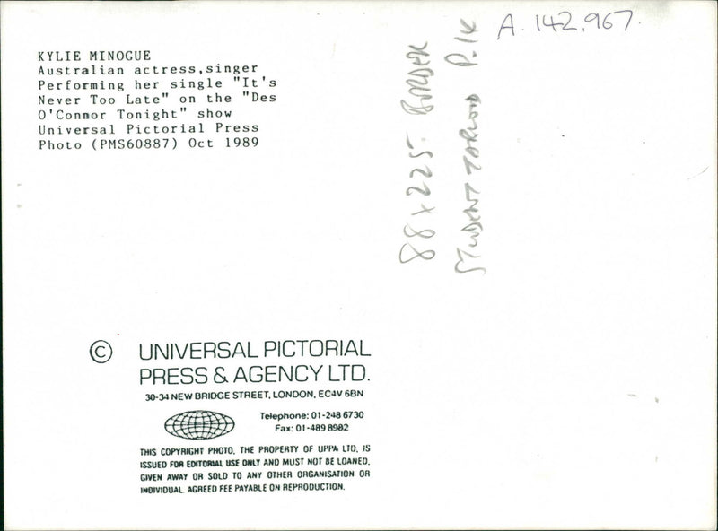 Kylie Minogue - Vintage Photograph