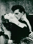 Kylie Minogue and charlie - Vintage Photograph