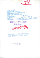 "Duke we love you madly" on TV2 - Vintage Photograph