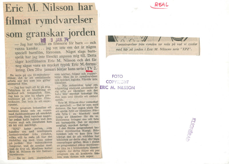 KIND HAS DOING VERY NILSSON OUT FIND ITS AND IRANI JOHN JAZZ FILM POET - Vintage Photograph