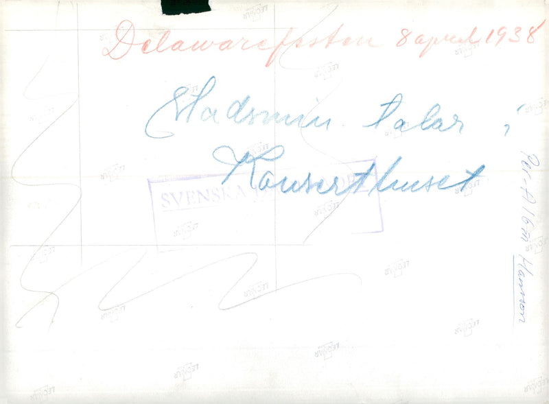 Prime Minister Per Albin Hansson speaks in the Concert Hall - Vintage Photograph