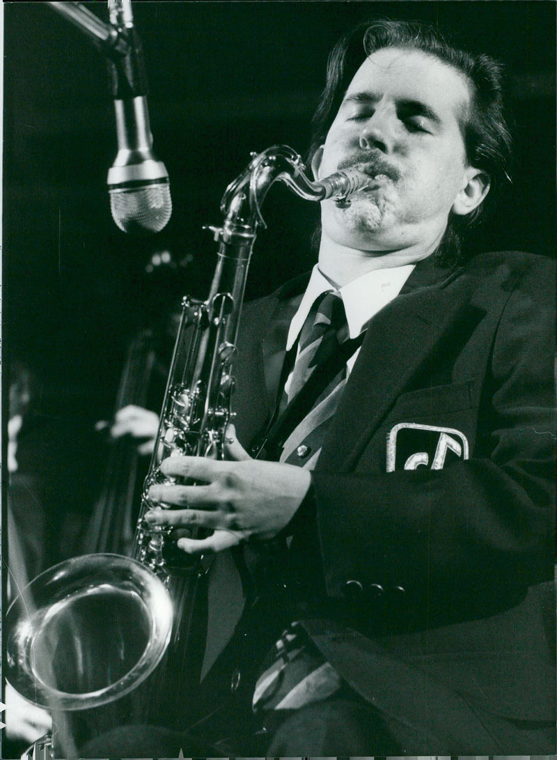 Scott Hamilton, musician - Vintage Photograph