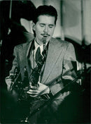 Scott Hamilton, musician - Vintage Photograph