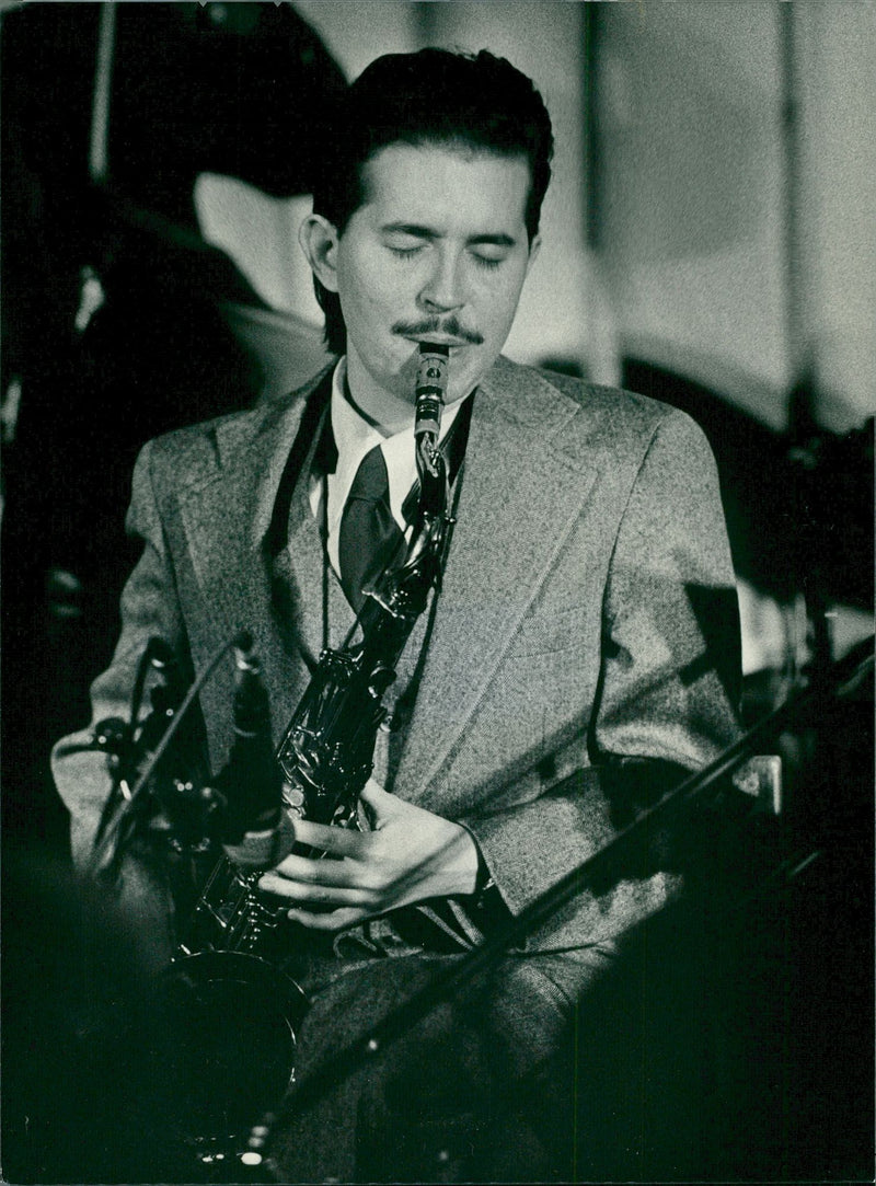 Scott Hamilton, musician - Vintage Photograph