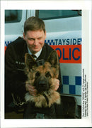Police dog - Vintage Photograph