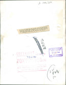 P.C Terence Smith with Arnold the police dogs. - Vintage Photograph